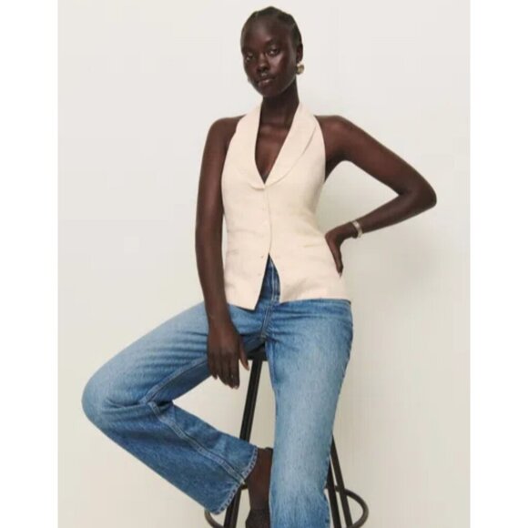 Reformation | Alistair Vest In Sugar - Picture 2 of 14